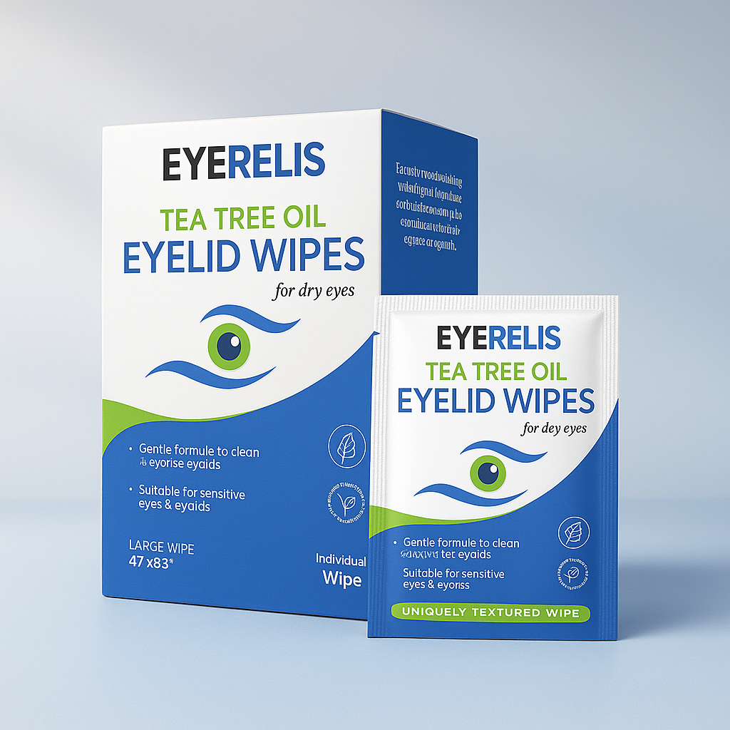 Eyelid Wipes Tea Tree Oil (100 pcs)